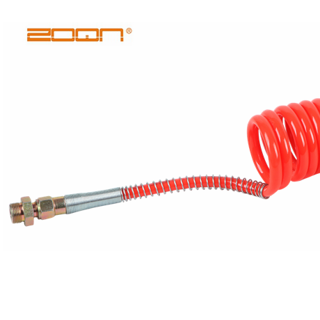 橙色Pu Recoil软管，高品质和各种颜色可供选择，M18 * 1.5螺丝M22 * 1.5螺丝